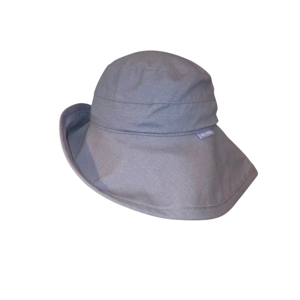 Wallaroo Hat Company Casual Traveler Hat Womens OS Blue Cotton Canvas Wide Brim
